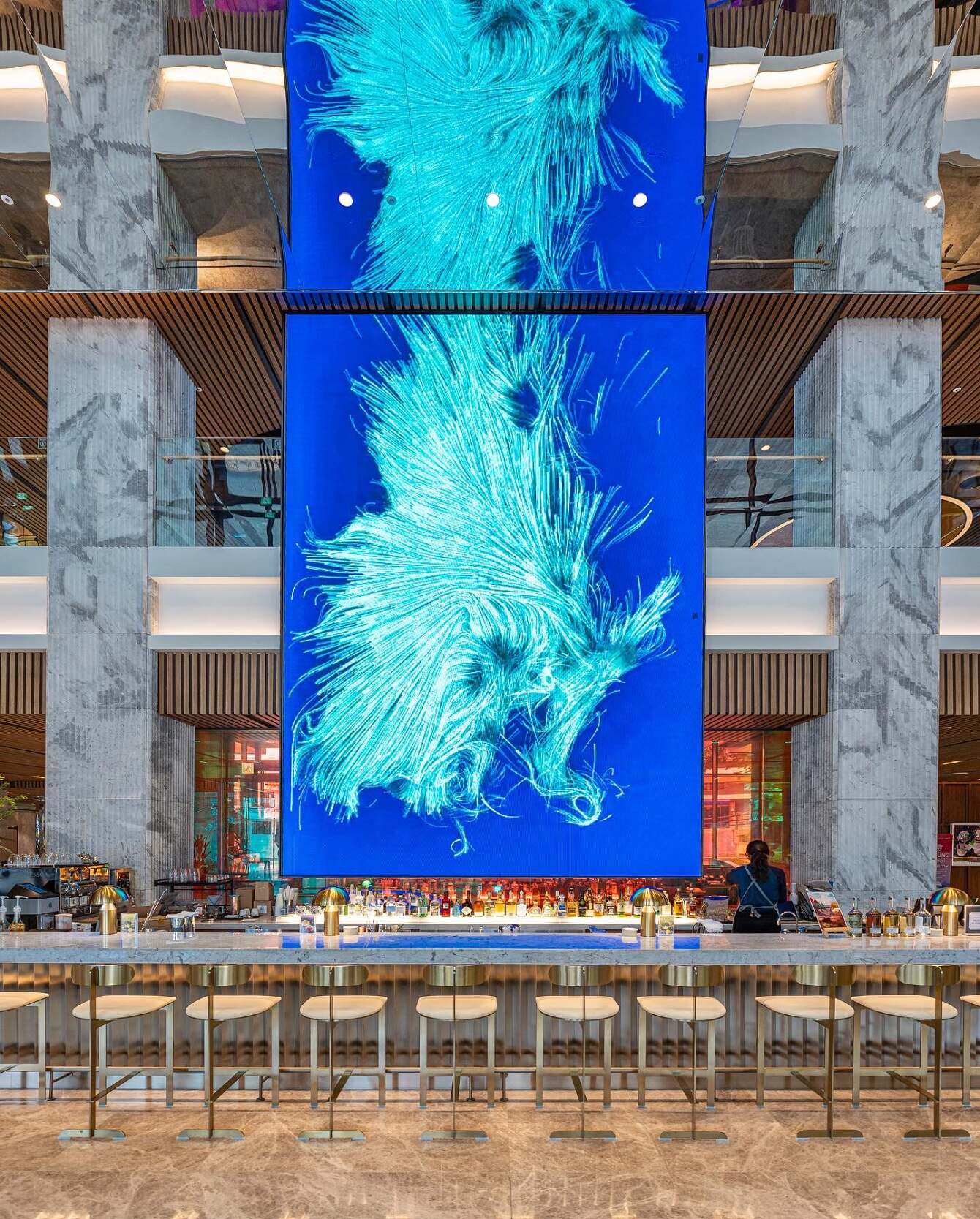 AI Streams architectural media work by Phenomena Labs