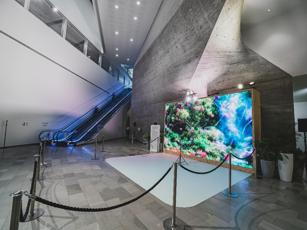 Celebration of Possibilities, interactive AI installation by Phenomena Labs for Meta