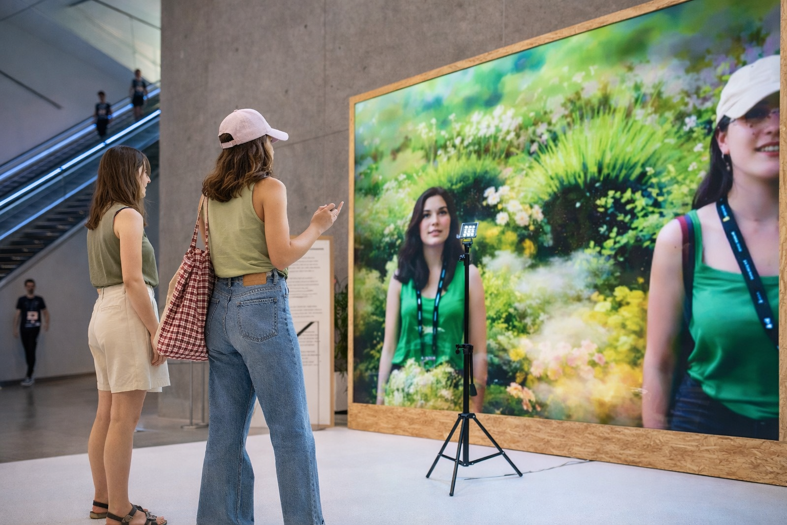 Code of Nature, permanent generative installation by Phenomena Labs at Samsung Space Germany