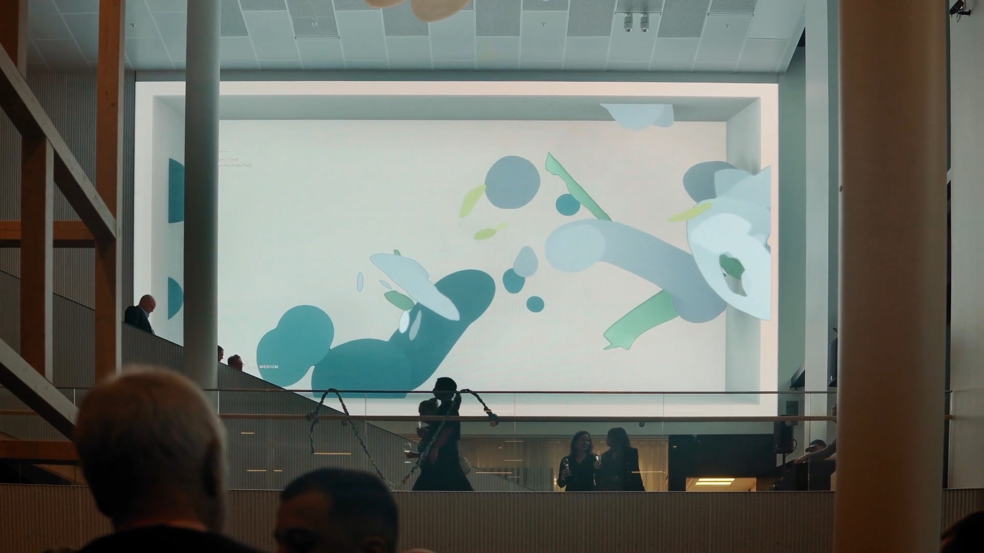 Weather chapter, real-time atmospheric display in atrium context