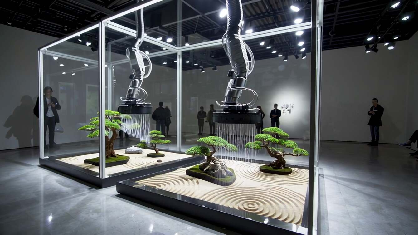 Zen Garden installation view