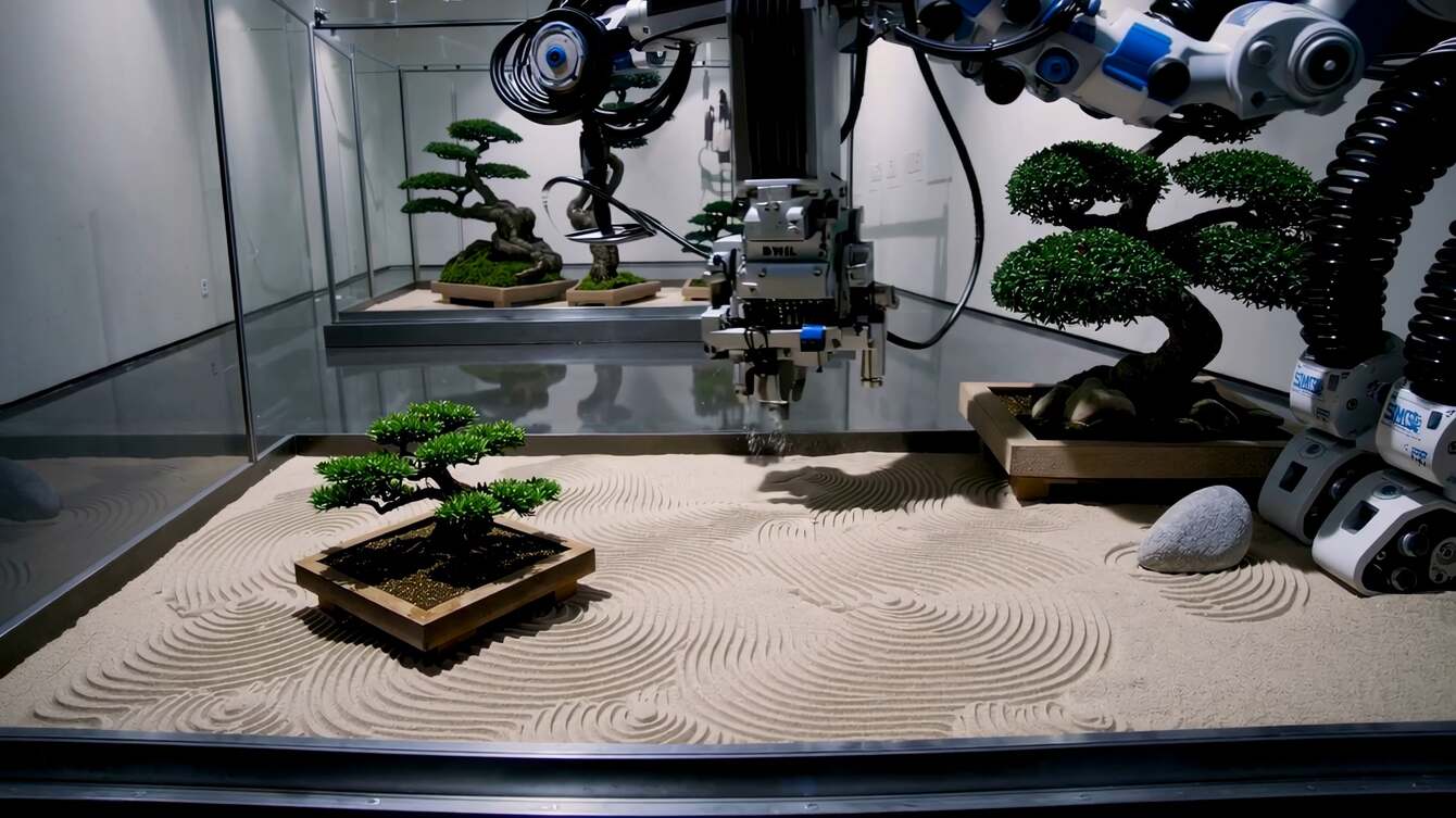 Zen Garden generated landscape